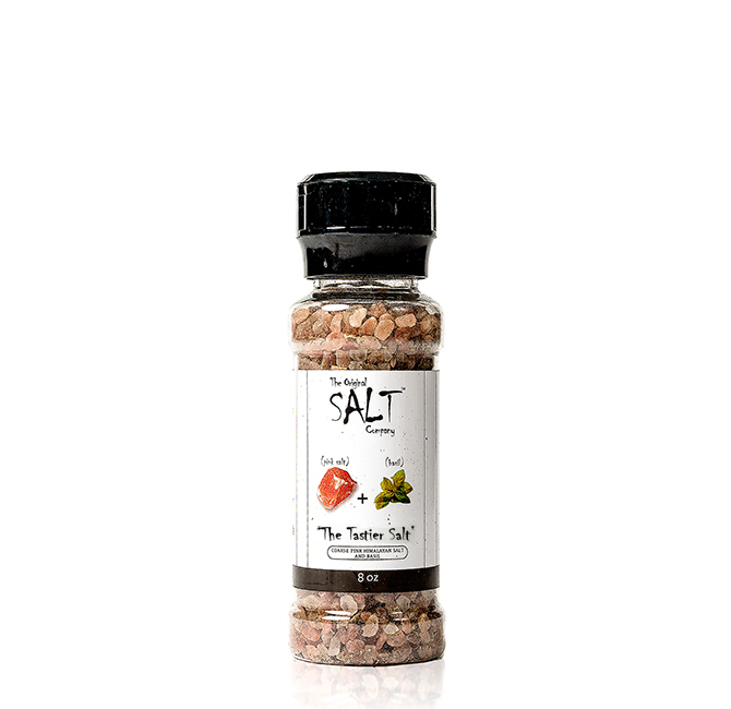 Pink Himalayan Salt with Basil