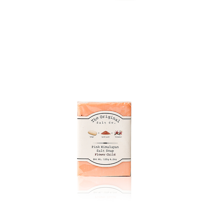 Pink Himalayan Salt Soap “Flower Child”